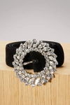 MIU MIU CRYSTAL BUCKLE LEATHER BELT,5CC240/8I2/F002