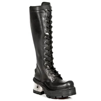 Pre-owned New Rock Rock Boots Womens Style 236 S1 Black