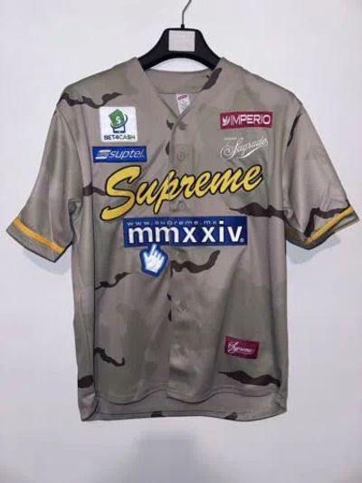 Pre-owned Supreme Chosen One Baseball Jersey - Camo - Size Medium (m) - In Hand ✅ Fast ?