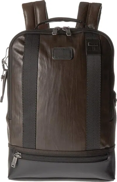 Pre-owned Tumi Alpha Bravo Dover Leather Backpack, Brown - 092682db2