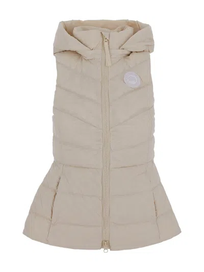 Canada Goose Down Clair Gilet In Ivory