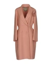 Ermanno Scervino Coat In Pink