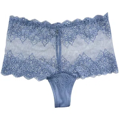 Only Hearts So Fine Lace Hipster In Perri In Blue