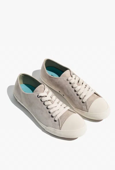 Seavees Men's Army Issue Low Sneakers In Gravel Suede In Beige