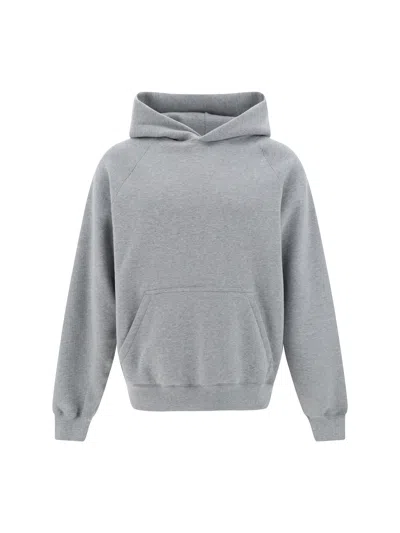 Gucci Logo-print Cotton Hoodie In Grey