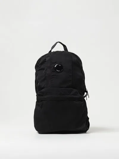 C.p. Company Kids' Lens-detail Laptop Backpack In Black