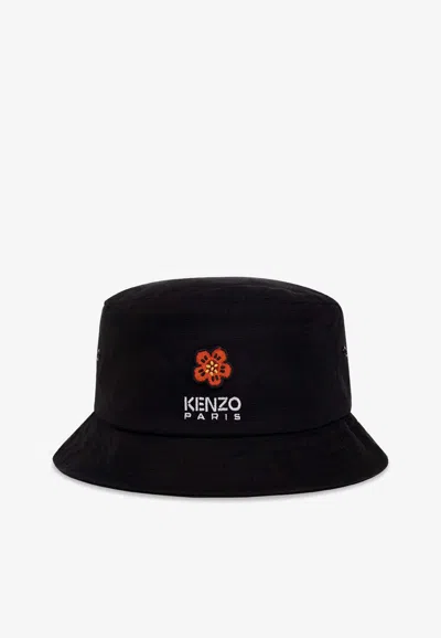 Kenzo Boke Flower Bucket Hat In Black