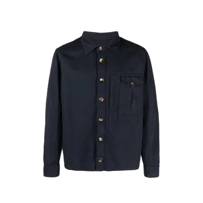 Brunello Cucinelli Shirt Jacket In Blue