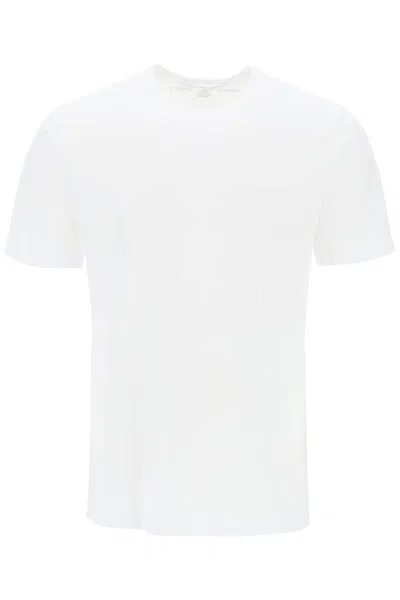 Comme Des Garçons Shirt Comme Des Garcons Shirt Logo Print T Shirt In White