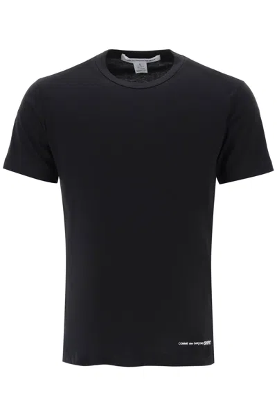 Comme Des Garçons Shirt Comme Des Garcons Shirt Logo Print T Shirt In Black