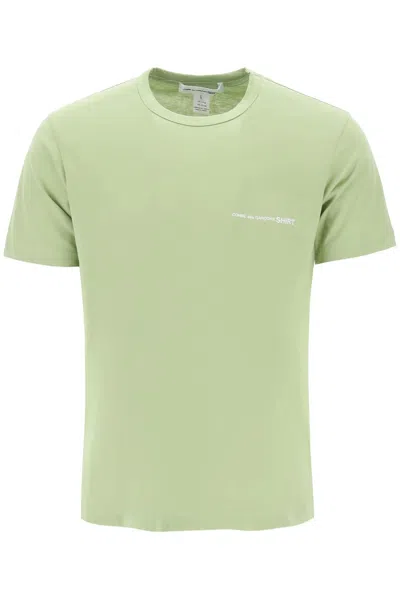 Comme Des Garçons Shirt Comme Des Garcons Shirt Logo Print T Shirt In Green