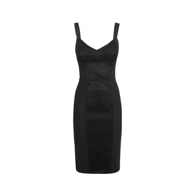 Dolce & Gabbana Slim Dress In Black