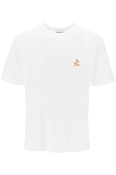 Maison Kitsuné Speedy Fox Logo T-shirt In P100