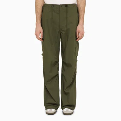Needles Olive Green Filed Pants
