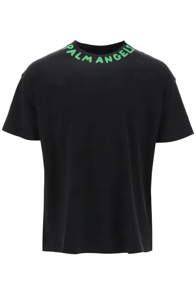 Palm Angels T-shirt With Logo In Black