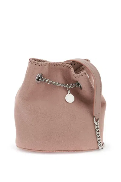 Stella Mccartney Falabella Bucket Bag In 粉色的