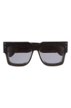 Amiri Men's 57mm Jumbo Ma Logo Sunglasses In Black
