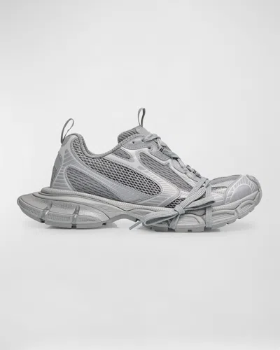 Balenciaga 3xl Reflective Chunky Sneakers In Grey