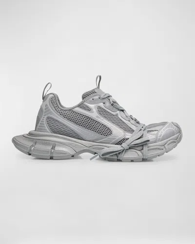 Balenciaga 3xl Reflective Chunky Sneakers In 1281 Grey