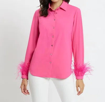 Jude Connally Randi Shirt In Carmine Rose In Pink
