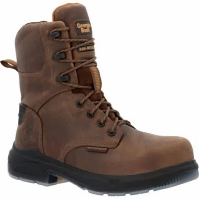 Georgia Boot Men's Flxpoint Ultra Composite Toe Waterproof Work Boot - Medium Width In Black And Brown In Multi