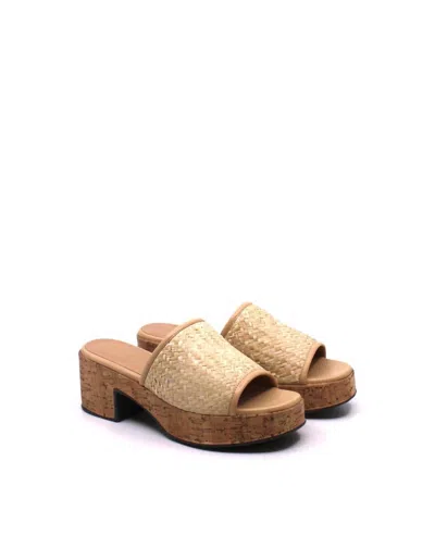 Seychelles Women's One Of A Kind Sandal In Natural Raffia In Gold