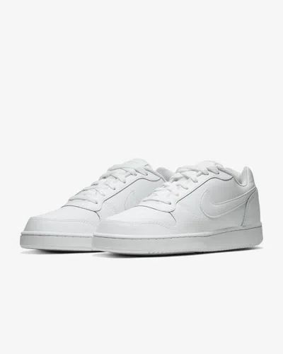 Nike Ebernon Low Aq1779-100 Women's White Leather Basketball Sneaker Shoes Td38