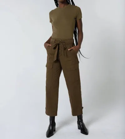 Unpublished Mia Utility Pant In Earth In Brown