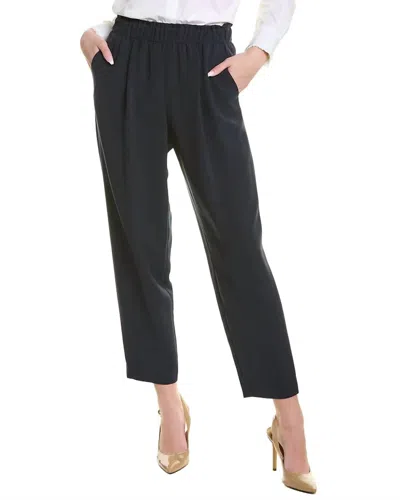 Lafayette 148 Ashland Ankle Pant In Ink In Black
