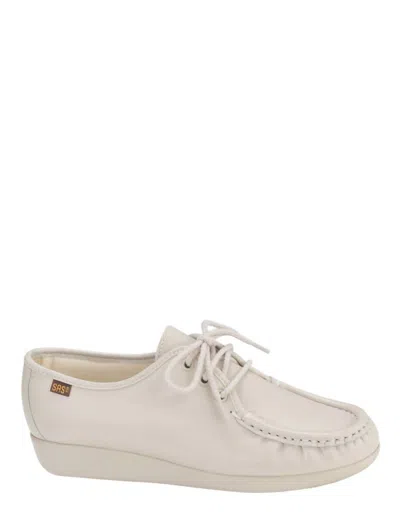 Sas Women's Siesta Loafer - 2e/wide Width In Bone In White