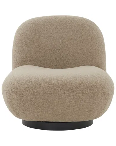 Safavieh Couture Stevie Boucle Accent Chair In Brown