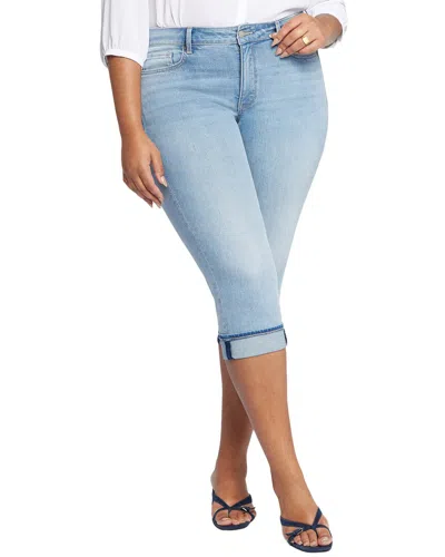 Nydj Plus Marilyn Crop Afterglow Jean In Blue