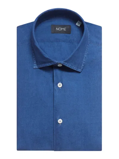 Nome X Xacus Cotton Shirt In Grey