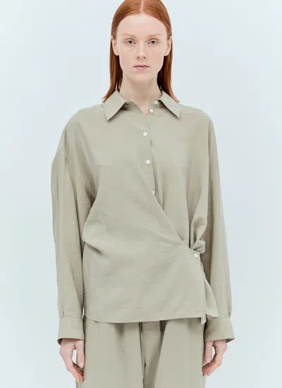 Lemaire Shirts In Beige
