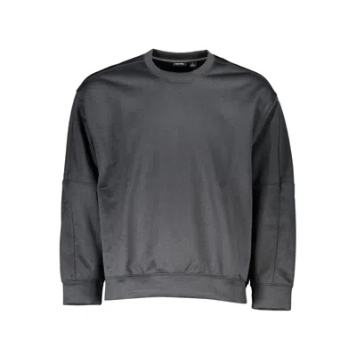 Calvin Klein Black Polyester Sweater In Gray