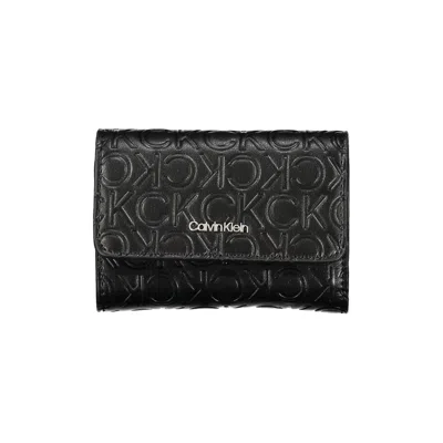 Calvin Klein Polyester Men's Wallet In Black