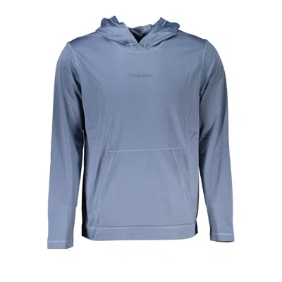 Calvin Klein Elegant Blue Hooded Sweatshirt