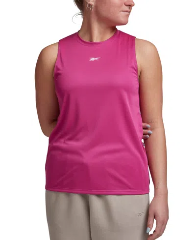 Reebok Women's Identity Performance Sleeveless Tank Top In Semi Proud Pink