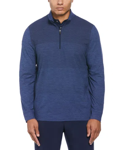 Pga Tour Men's Lux Touch Ombre Golf Sweater In Peacoat Heather