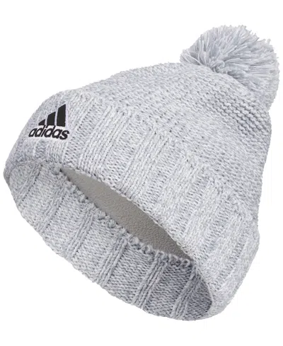 Adidas Originals Men's Tall Fit Recon Ballie 3 Knit Hat In Light Grey