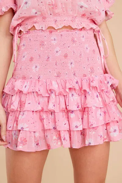 Loveshackfancy Yorkie Skirt In Pink