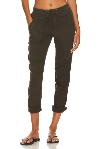 James Perse Soft Drape Utility Pant In Brown