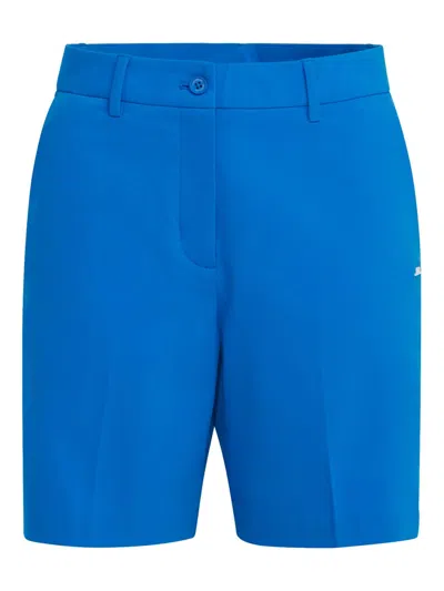 J. Lindeberg Women's Gwen Long Golf Shorts In Skydiver In Blue