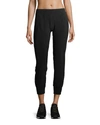 Norma Kamali Pull-on Stretch-jersey Jogger Pants In Black