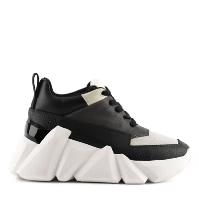 United Nude Space Kick Max Leather Sneakers In Multi