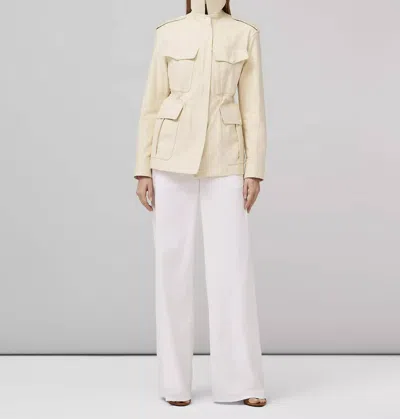 Rag & Bone Lorenz Classic Military Jacket In White