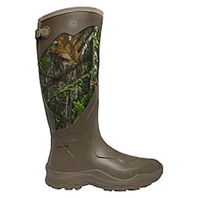 Pre-owned Lacrosse Alpha Agility Snake Boot 17" Nwtf Mossy Oak Obsession Size 8