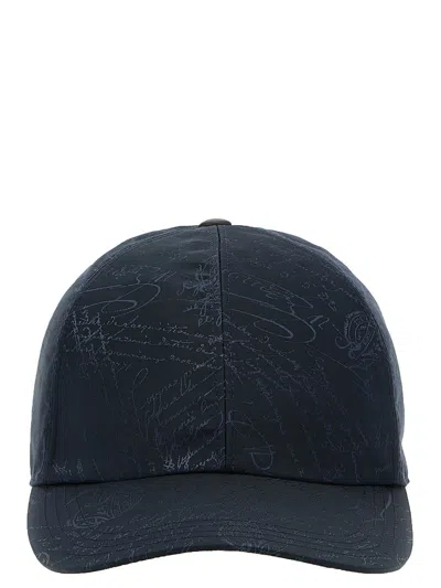 Berluti Scritto Cap In Blue