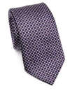 ERMENEGILDO ZEGNA Patterned Silk Classic Tie