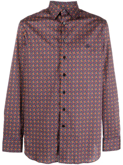 Etro Shirt Made In Cotton In Blue